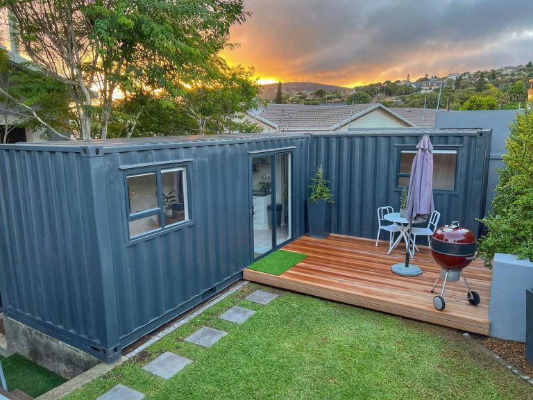 L-Shaped 1 Bedroom Container Home in Cape Town